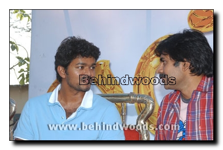 Vijay at Hyderabad